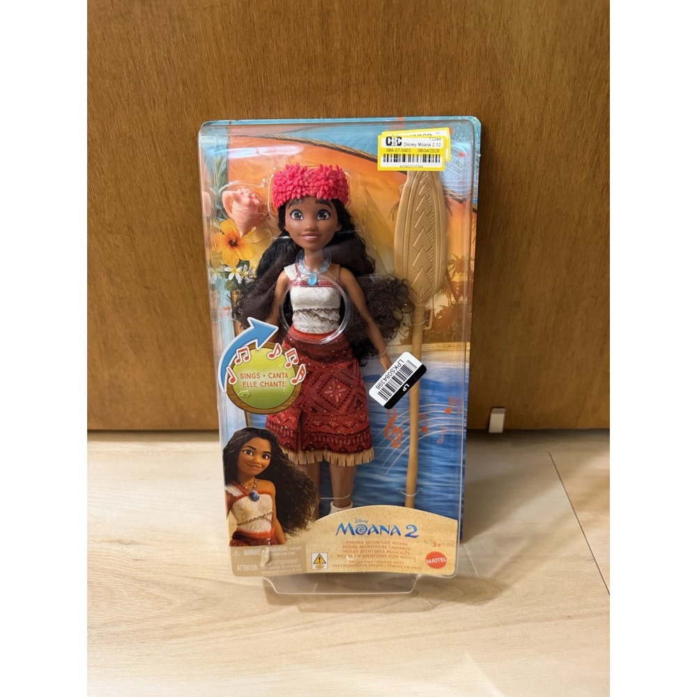 Disney Moana 2 Singing Adventure Moana Doll & Accessories, "We're Back" NEW